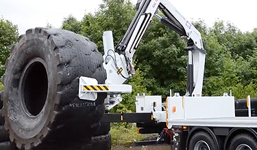 Crane Mounted Tyre Handler 3705